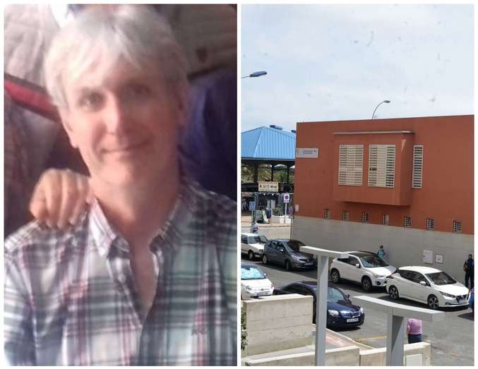 Carmelo Jiménez Mena, en una foto de archivo, y el Centro de Salud de San Gregorio, donde ejercía de especialista en Medicina Familiar/TA.